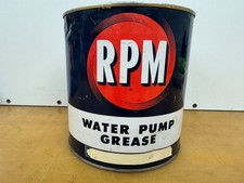 Vintage 1940-50s Standard Oil Of California RPM Waterproof 5-Lb Grease Tin Can picture