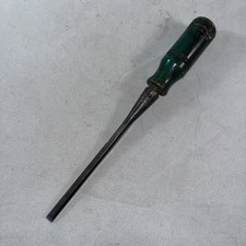 Vintage Greenlee Hard Wear Green Handle Chisel 5/16” picture