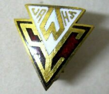 Vintage JR-HS Gold Filled Enameled Small Pin picture
