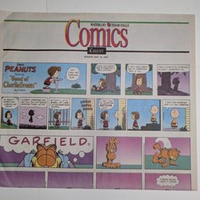2003 Waterloo Cedar Falls IA Courier Sunday Comics Peanuts Garfield Schulz Vtg picture