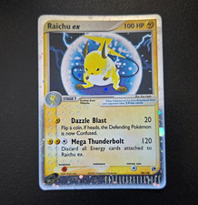 Pokemon TCG Raichu ex 98/100 (2003) EX Sandstorm - Eng MP Holo Ultra Rare picture