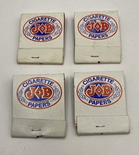 Vintage 1970s 80s JOB Cigarette Papers Matchbooks Lot of 4 Full Hat Promo picture