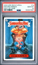 2022 Garbage Pail Kids Rock N Roll Hall Of Lame Encore Eminem #1a PSA 10 picture