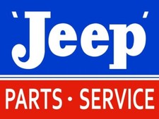 Jeep Parts & Service Metal Sign: 12x16