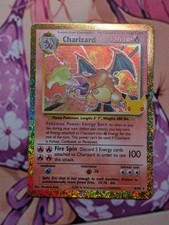 Pokémon TCG 30th Anniversary Charizard 4/102 Base Set Holo Rare Pack Fresh picture