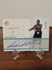 Tony Parker Spurs 2002-03 UD SP Authentic Signatures Auto 376 of 390 #TP Rare picture