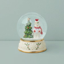 Lenox Holiday China HAPPY HOLLY DAYS Snowglobe  SNOW GLOBE - N/O picture
