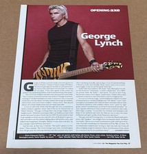 George Lynch of Dokken / Lynch Mob - Print Ad Article Photo - 2003 picture