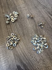 59 Vintage Metal Christmas Ornament Caps Hangers Shiny Brite USA Made 4 Poland picture