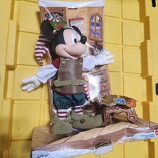 NEW 2001 Mattel Disney Santa's Little Helper Mickey Mouse Doll Xmas H50 picture