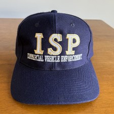 Vintage Indiana State Police ISP Hat Commercial Vehicle Enforcement Wool KC Cap picture