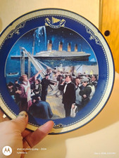 The Bradford Exchange Titanic Queen of the Ocean Final Farewell Plate Porcelain picture