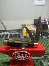 Case 1978 Coke Bottle Delrin Handles Pocket Knife 2 Blade USA Vintage picture