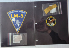 Apollo 11 Grumman items. LM-5 was Eagle. 2 Apollo era Kapton foils included picture