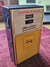1968 Sunoco Oil Company Gas Pump Transistor AM Radio w/Box-Tested and Working picture