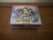 2025 TOPPS DISNEY WONDER HOBBY BOX (120 Cards/1 Numbered Card) Brand New SEALED picture