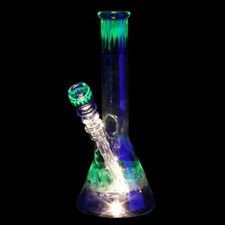 Chameleon Glass Terrestrial Series Color Change UV Water Pipe ? Beaker picture
