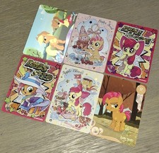 Babs Seed & Apple Bloom My Little Pony Kayou Mixed 6 Collectible Card Lot M/NM picture