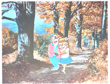 Stegmaier Beer Sign Chipmunks Advertising Translucent Print *Rare* 11x14