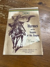 1955 Krewe of Hermes New Orleans Mardi Gras Program Ball Municipal Auditorium picture