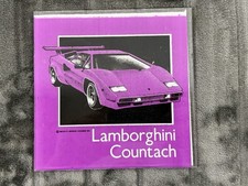 1980s Lamborghini Countach 6” Carnival Glass Prize picture