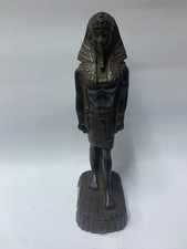 HANDCRAFTED EGYPTIAN AKHENATEN PHARAOH Statue Heavy Black Stone Replica King picture