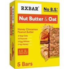 RXBAR Nut Butter and Oat, Honey Cinnamon Peanut Butter Gluten-Free Protein Bars picture