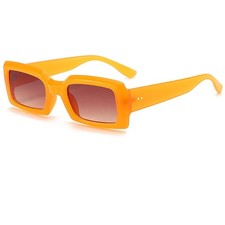 Trendy Rectangle Sunglasses for Women Men Retro 90s Sunglasses picture