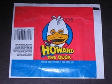 HOWARD THE DUCK Movie © 1986 Topps Original Wax Card Wrapper picture