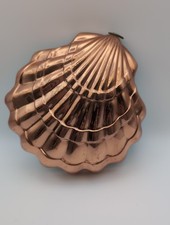 Vintage Solid Copper Seashell Mold Made In Portugal 7