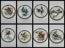 Set Of 8 Vintage 1990 The Songbirds Of Roger Tory Peterson Danbury Mint Plates picture