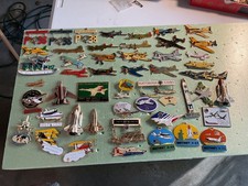Lions Club Pins:  Aviation, Shuttle & WWII, & Blue Angel Lot of 50 Pins picture