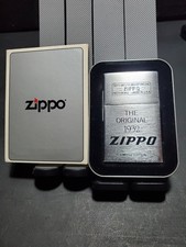 1999 Zippo Lighter - The Original 1932 Replica Ltd. Edition Outside Hinge MIB picture
