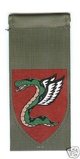 New UNCUT and UNUSED Idf Israel Zahal Paratroopers Brigade Shoulder Tag picture