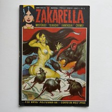 Portugal Press Zakarella #3 Portuguese Horror Crime Comic Rare HTF 1976 picture