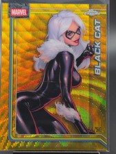 2026 Topps Chrome Marvel Comics Black Cat #13 Gold Refractor #/50 picture