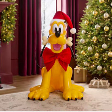 Shop Disney 3.5 FT Animated Holiday Pluto Disney Character Decoration picture