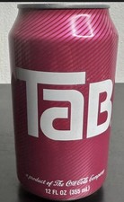 *SEND AN OFFER* TAB SODA BY COCA COLA COLLECTABLE CAN UNOPENED FULL (ONE TAB) picture