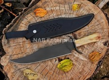 Juan Padillo Bowie Knife Custom Handmade 5160 Spring Steel Juan Padillo Replica picture
