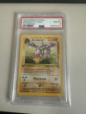 1999 Pokemon Fossil Aerodactyl 1st Edition PSA 8 picture