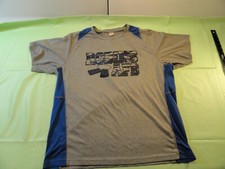 DISCONTINUED USAF AIR FORCE ROBINS AFB SHIRT BLUE GRAY XL picture