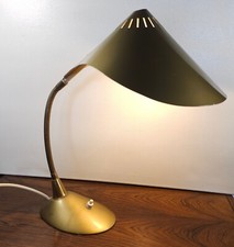 Rare Cosack Cobra Table Lamp Vintage 60s Gold Rare Vintage picture