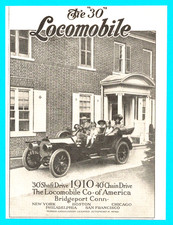 1909 Locomobile antique chain drive family drive Bridgeport Conn. automobile picture