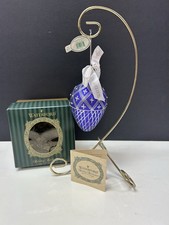 Waterford Holiday Heirlooms Poland Rare Majestic Crosshaven Egg In Purple 124781 picture