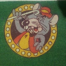 vintage 1980's Chuck E cheese carpet picture