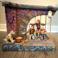 Rare Jim Shore Disney Showcase Pirate of The Caribbean Jail Scene Sculpture picture