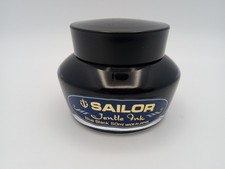 Sailor Jentle Blue Black Fountain Pen Ink 50ml Glass Bottle Made in Japan picture