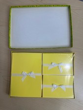 Vintage Crane's Boxed Stationery Set Yellow 15 Sheets 15 Notes & 30 Envelopes picture