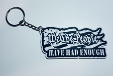 We The People Have Had Enough Keychain America 🇺🇸 USA Pride Backpack Gift Flag picture