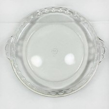 Vintage PYREX 9.5” Pie Plate 229 Fluted Scalloped Baking Dish Arch TM Reg Pat Of picture